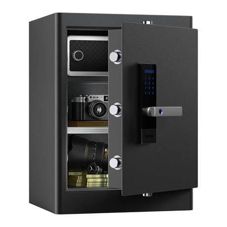 RPNB - RPHS60 - Smart Touch Screen Biometric Fingerprint Security Deluxe Safe Box, 2.8 Cubic Feet