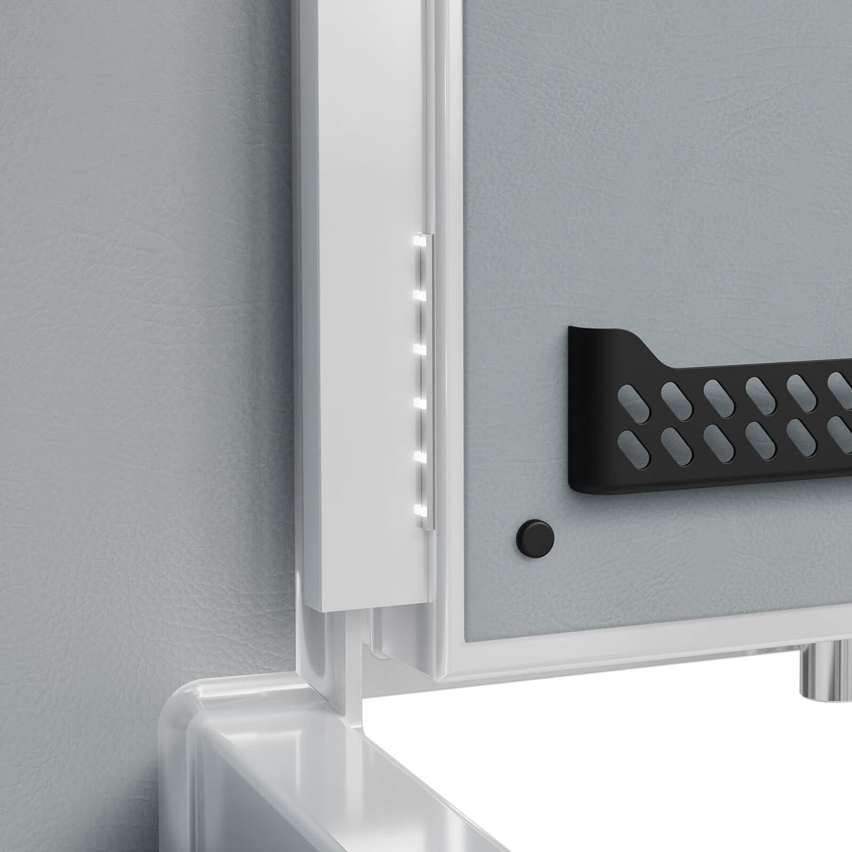 RPNB - RPHS45W - White - Fingerprint Home Safe With LED Light Internal, Luxury Closet Safe, 1.6 Cubic Feet