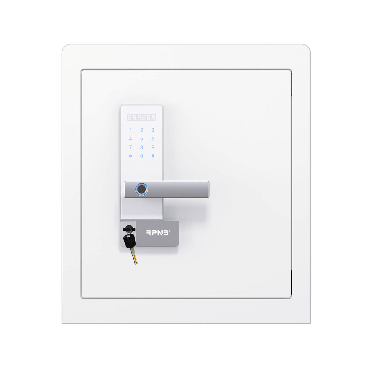RPNB - RPHS45W - White - Fingerprint Home Safe With LED Light Internal, Luxury Closet Safe, 1.6 Cubic Feet