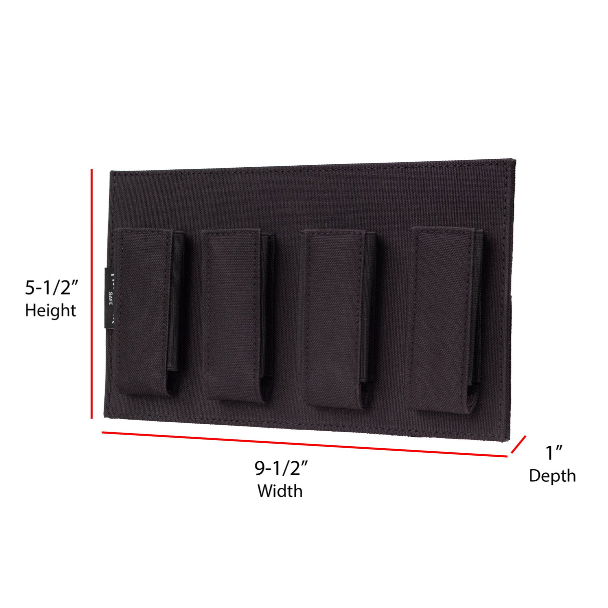 Tracker Safe - PPM4 - Pocket - 4 Pistol Mag Holder