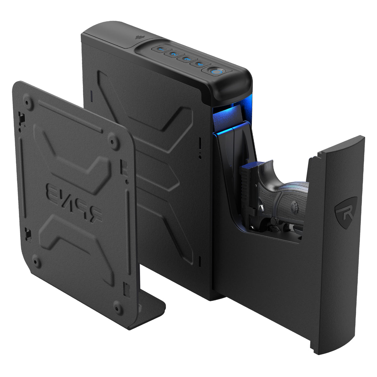 RPNB - RP2007 - Biometric Handgun Safe with Quick Access Sliding Door