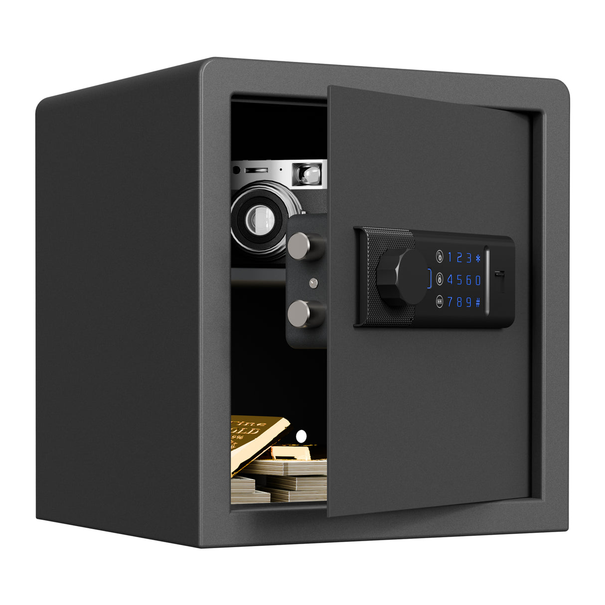 RPNB - RP36FSA - Biometric Home Safe with Fingerprint Digital Lock for Cash & Jewelry, 1.2 cu. ft.