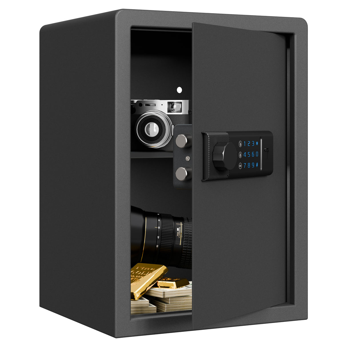 RPNB - RP50FSA - Biometric Home Safe with Fingerprint Digital Lock for Cash & Jewelry, 1.8 cu. ft.