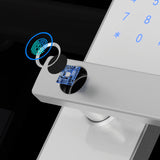RPNB - RPHS60W - White - Fingerprint Home Safe With Touchscreen Keypad, Deluxe Nightstand Safe, 2.8 Cubic Feet