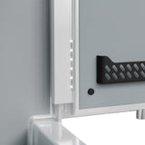 RPNB - RPHS60W - White - Fingerprint Home Safe With Touchscreen Keypad, Deluxe Nightstand Safe, 2.8 Cubic Feet