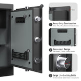 RPNB - RPHS60 - Smart Touch Screen Biometric Fingerprint Security Deluxe Safe Box, 2.8 Cubic Feet