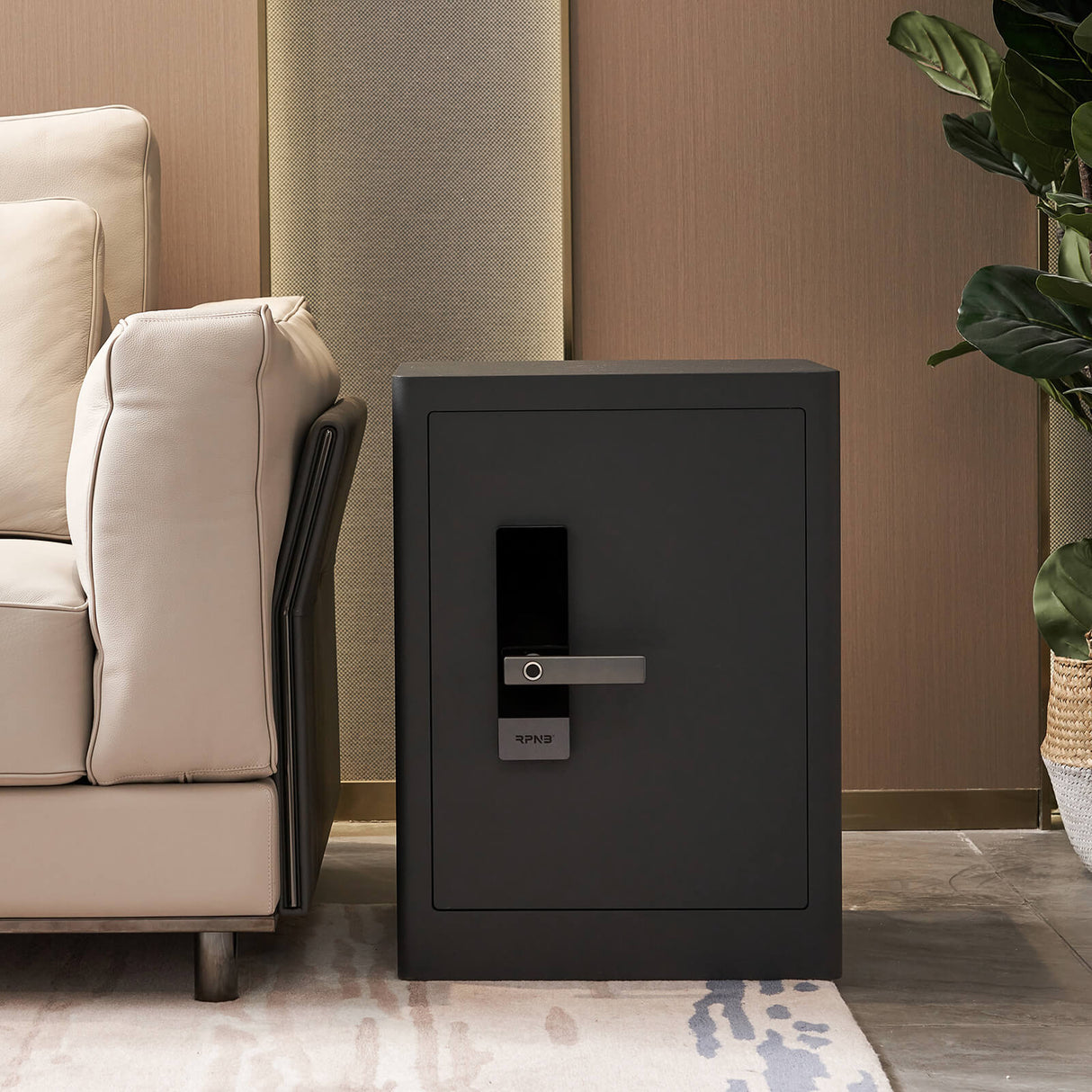 RPNB - RPHS60 - Smart Touch Screen Biometric Fingerprint Security Deluxe Safe Box, 2.8 Cubic Feet