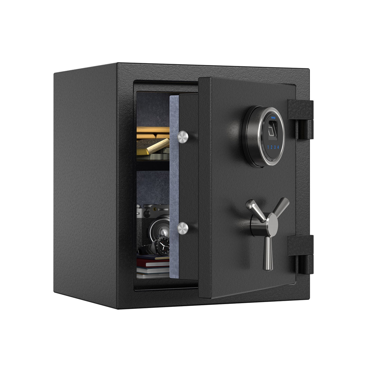 RPNB - RPFS40 - Deluxe Biometric Fireproof Safe with Touch Screen Keypad, 0.84 Cubic Feet