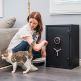 RPNB - RPFS66 - Deluxe Biometric Fireproof Safe with Touch Screen Keypad, 2.12 Cubic Feet