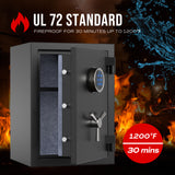 RPNB - RPEFS50 Digital Keypad Fireproof Safe, Deluxe Safe Box, 1.29 cu. ft.
