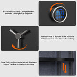 RPNB - RPEFS50 Digital Keypad Fireproof Safe, Deluxe Safe Box, 1.29 cu. ft.