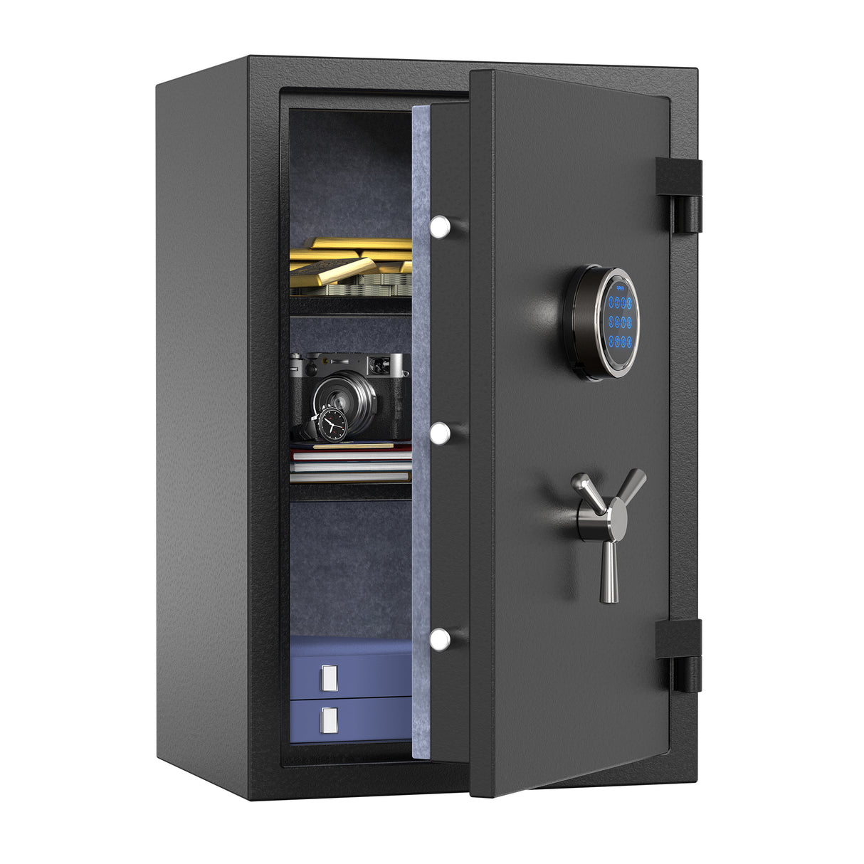 RPNB - RPEFS66 - Digital Keypad Fireproof Safe, Deluxe Home Safe, 2.12 Cubic Feet