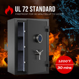RPNB - RPEFS66 - Digital Keypad Fireproof Safe, Deluxe Home Safe, 2.12 Cubic Feet