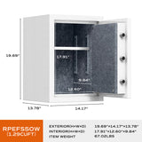 RPNB - RPEFS50W Digital Keypad White Fireproof Safe, Deluxe Safe Box, 1.29 cu. ft.