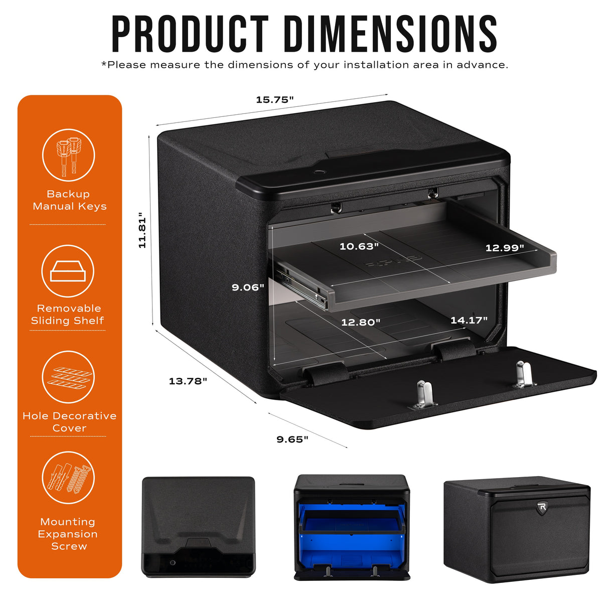 RPNB - RP2009 - Biometric High Capacity Multiple Pistol Storage Safe