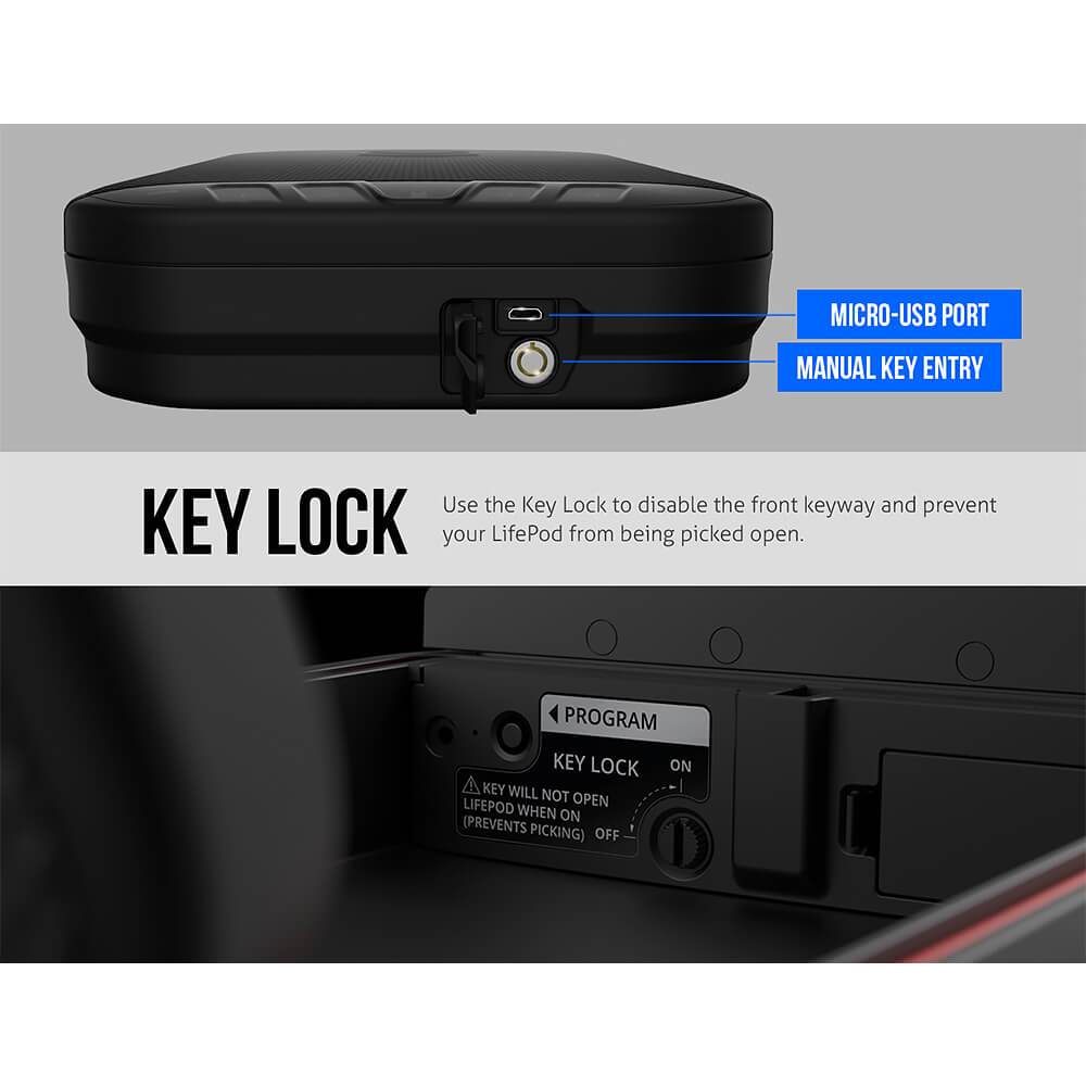 Vaultek - LifePod 1.0 _Weather Resistant Lockable Storage