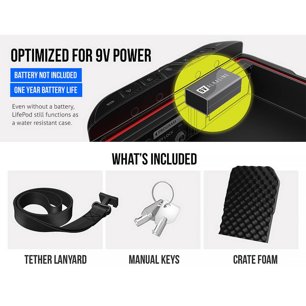 Vaultek - LifePod 1.0 _Weather Resistant Lockable Storage