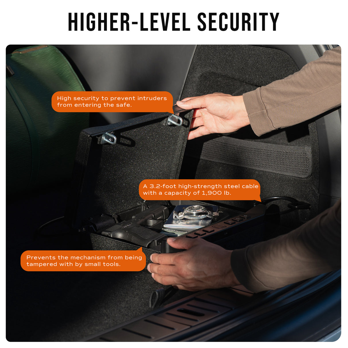 RPNB - RP2018 - Smart Biometric Gun Safe for Handgun, Quick Access Pistol Safe with Fingerprint