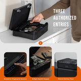 RPNB - RP2018 - Smart Biometric Gun Safe for Handgun, Quick Access Pistol Safe with Fingerprint