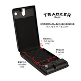Tracker Safe - SPS-04B - Small Pistol Safe - Biometric Lock - 12.6" Length