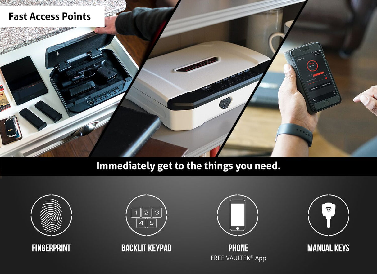 Vaultek - VS10i__Biometric - Bluetooth - 10 Series