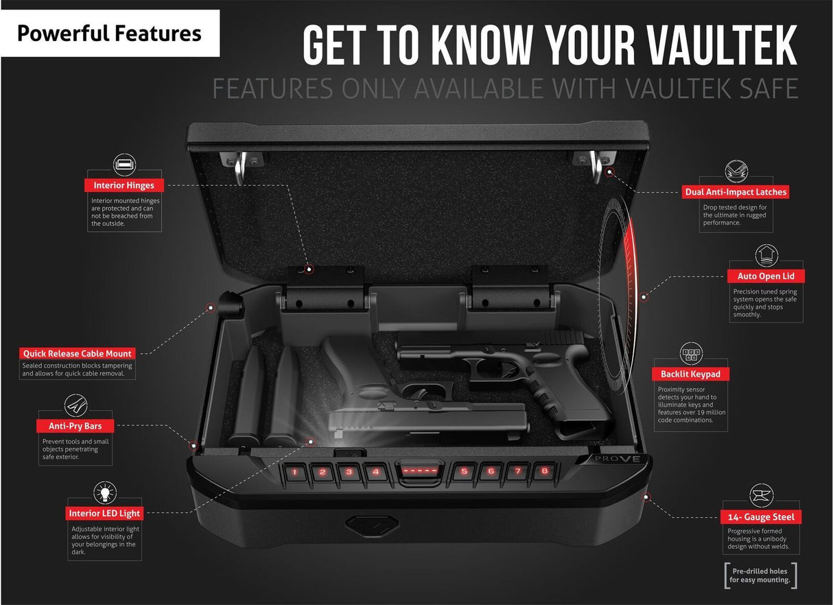 Vaultek - PROVE__ Essential Series (NOT BIO/NOT BLUETOOTH)_VT Series