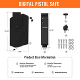 RPNB - RP311E - Quick Access Drop Down Gun Safe with Digit Keypad Lock