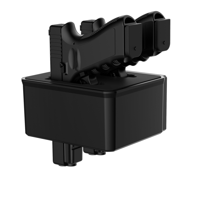 Vaultek - RS-PR-B __ RS500i Twin Pistol/AR Magazine Rack (Door)